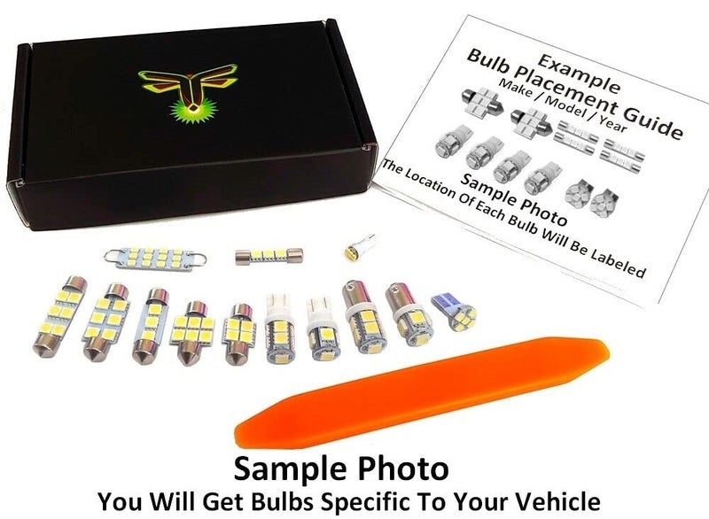 Fyre Flys أضواء داخلية LED بيضاء من Fyre Flys 16 قطعة لسيارة تويوتا 4Runner من 2010-2024 مجموعة حزمة SMD وأداة التثبيت 6000K - Image 2